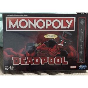 Deadpool Monopoly Game Sealed Parker Brothers Hasbro Marvel‎ 2017 Board